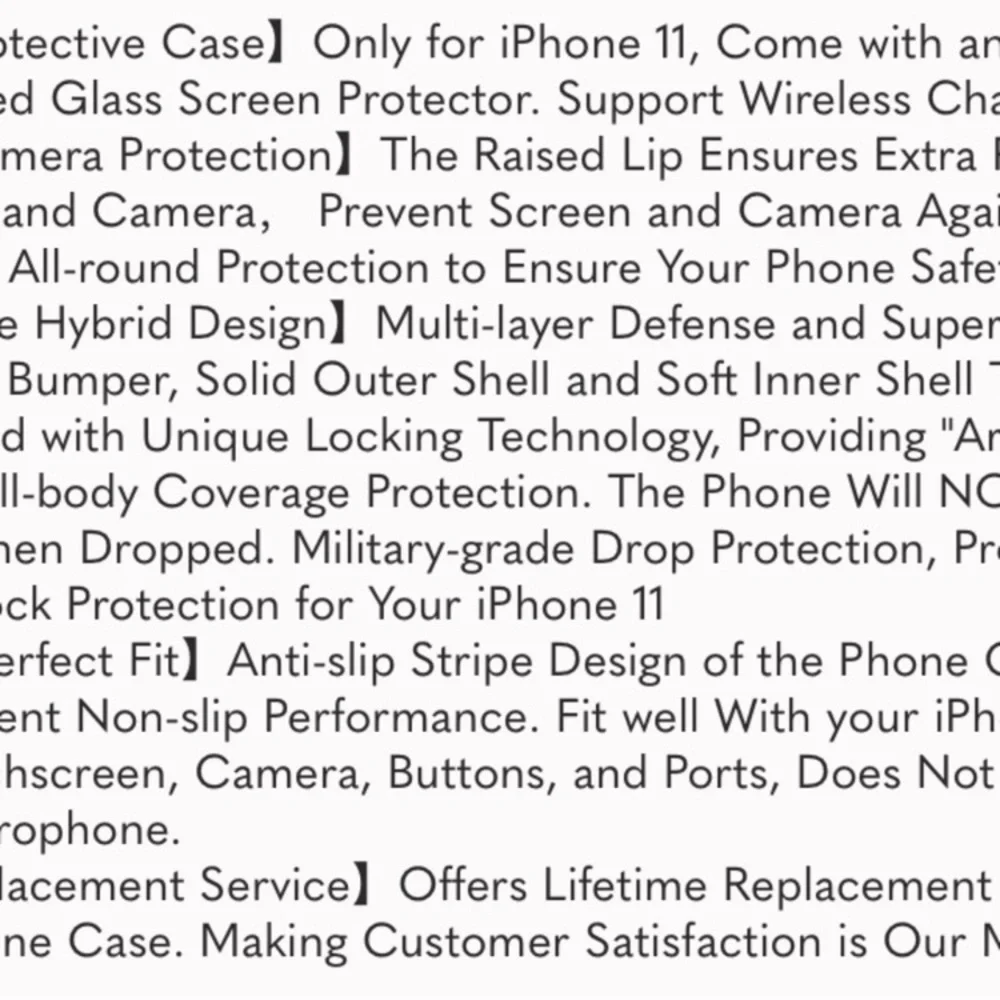 3 in 1 Tough Rugged Non-Slip Protective Case Cover,6.1 Inch,Blue